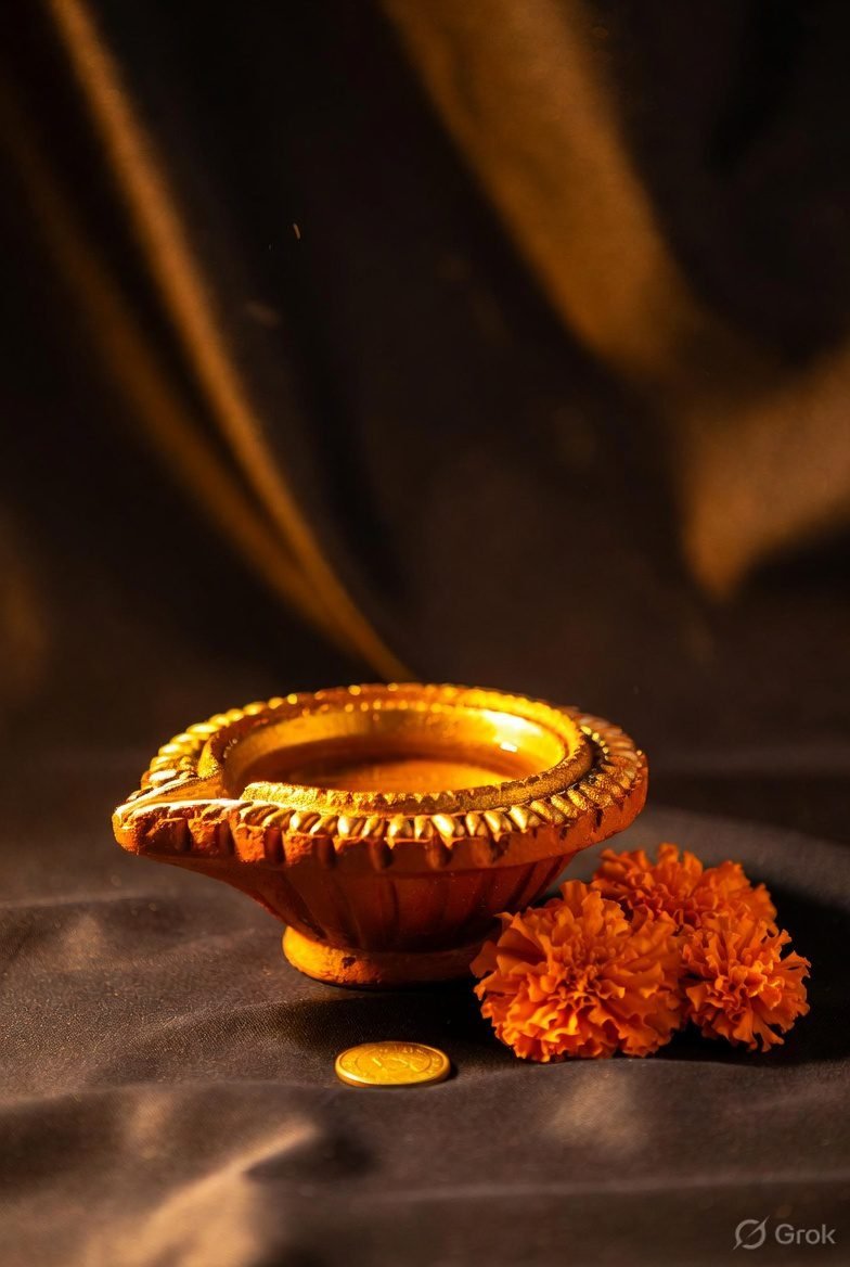 Diwali Dhanteras gold coin icon 2026