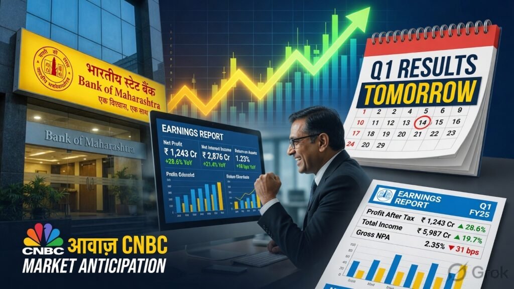 Bank of Maharashtra Q1 FY27 results preview chart