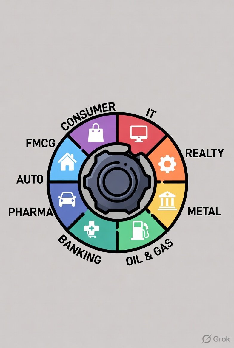 investor analyzing sector rotation stock chart