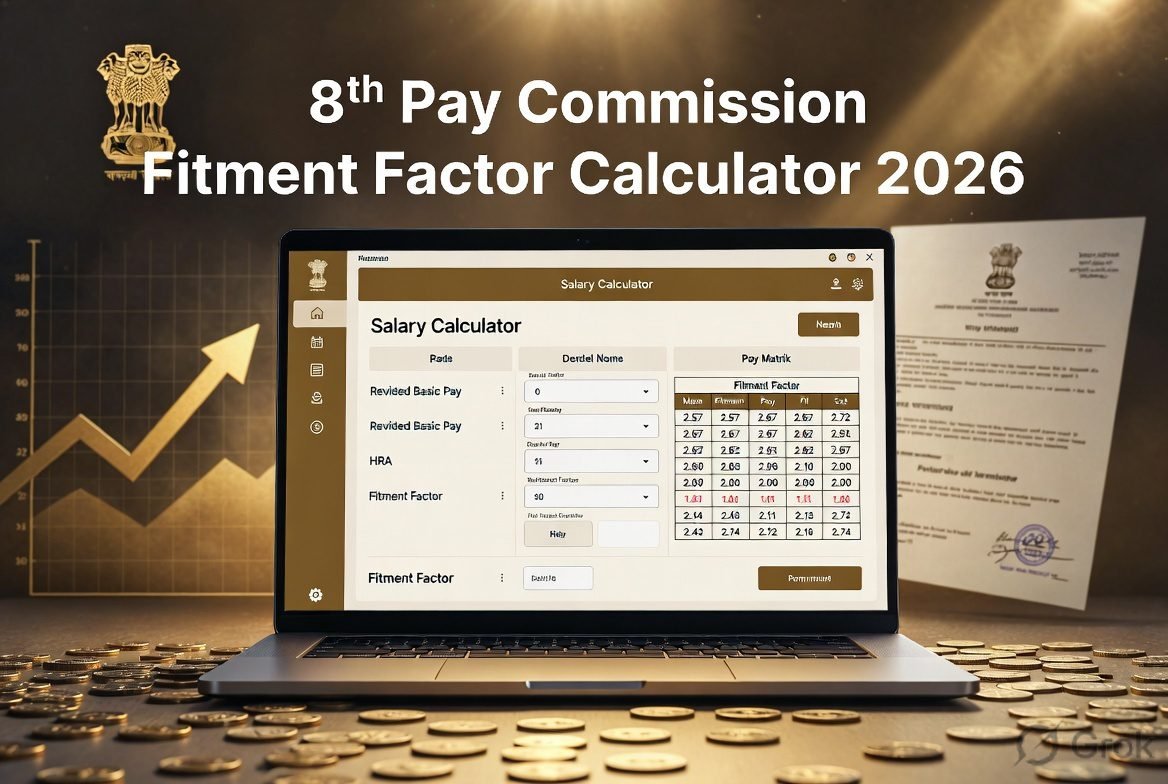 8th Pay Commission Fitment Factor Calculator 2026