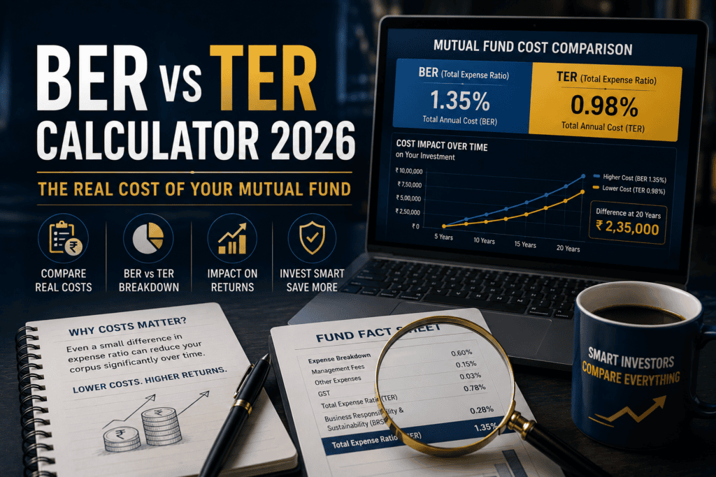 BER vs TER Calculator 2026 - Mutual Fund Cost Comparison