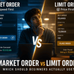 Market order vs limit order comparison for beginners in stock trading