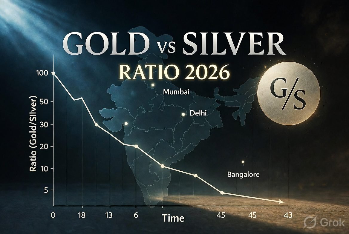 Gold silver ratio India import chart