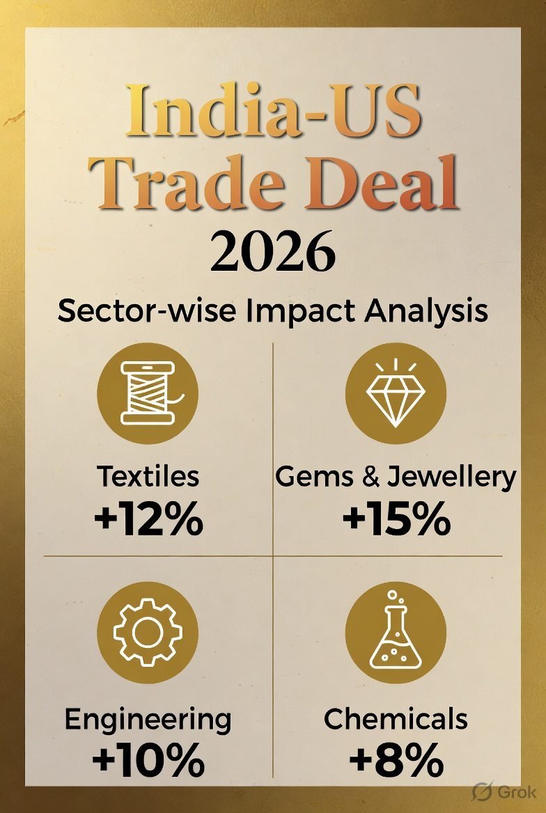 Sector impact India US trade deal stocks