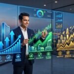 SEBI 2026 Large Cap Mid Cap Small Cap mutual fund classification with Indian stock market charts and investment strategy concept.