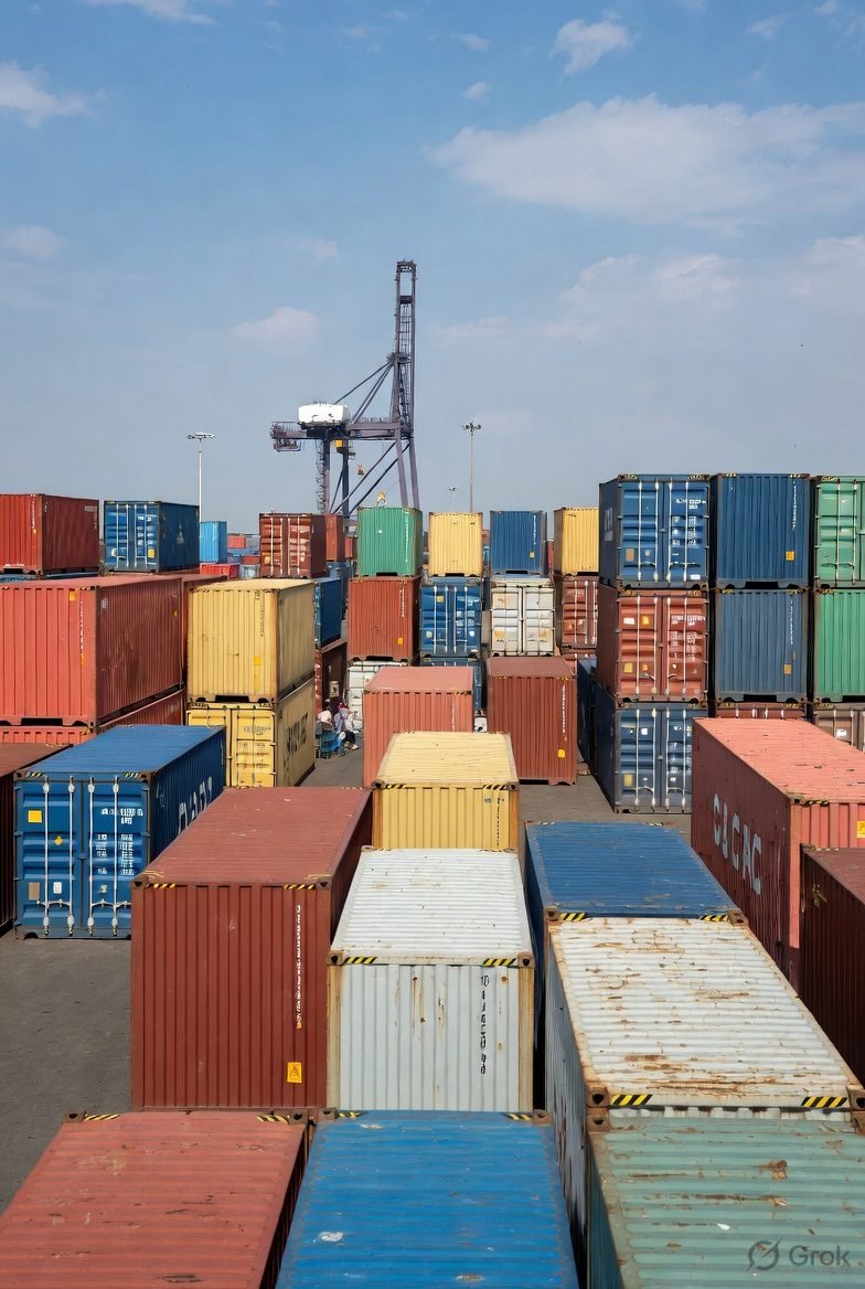 India cargo containers port exports 2026