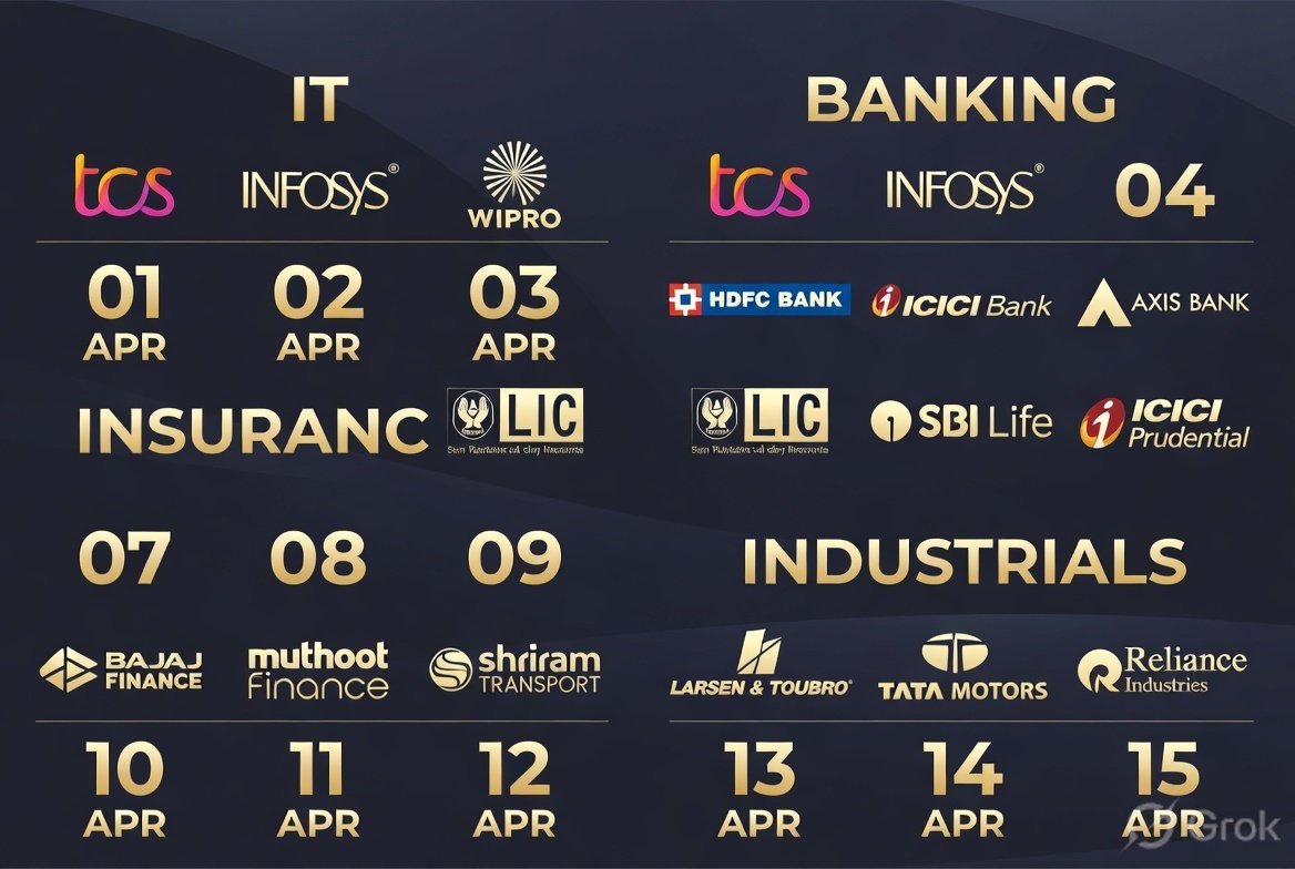 Q1 FY27 earnings calendar Tuesday IT and financial reporters