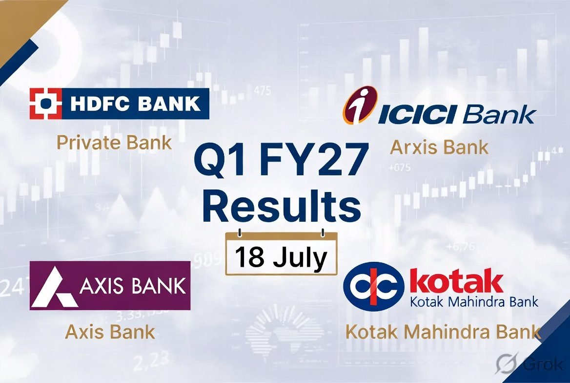 HDFC Bank ICICI Bank Axis Bank Kotak Bank Q1 FY27 results comparison