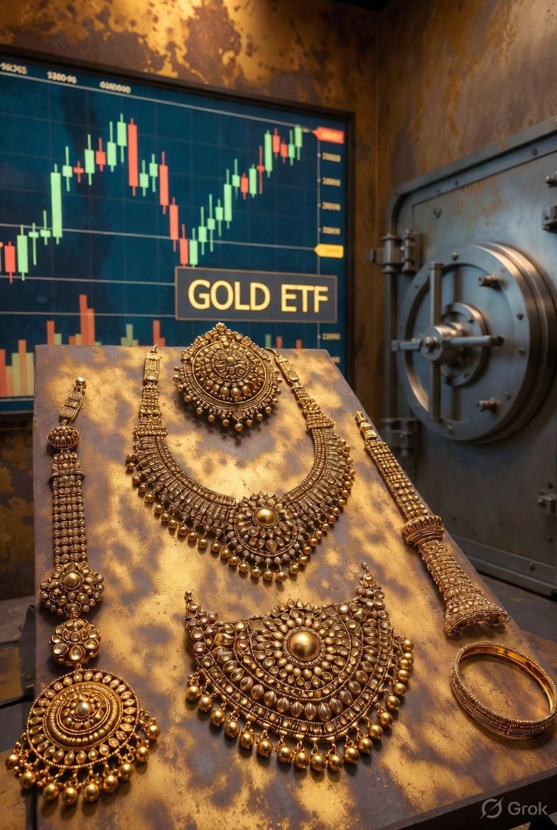 lady attracted on gold price down