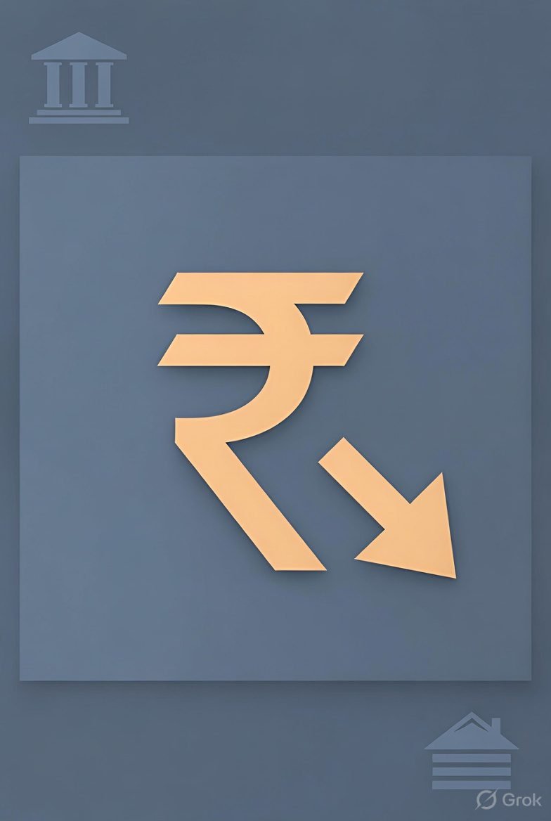 Bank rupee icon RBI repo rate cut