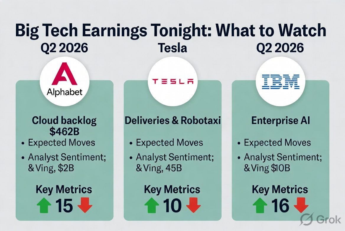 Big Tech Earnings Week 2026 options market expected moves