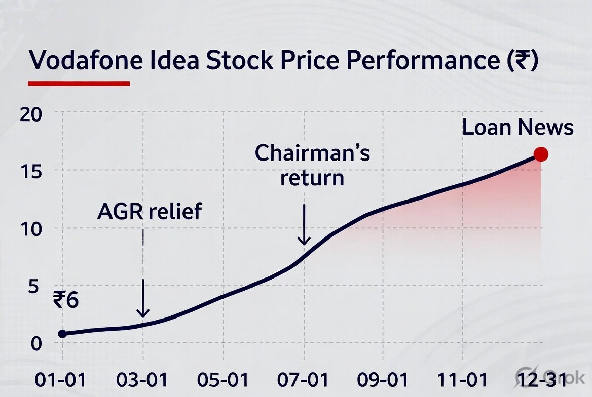 Vodafone Idea share price chart 2026