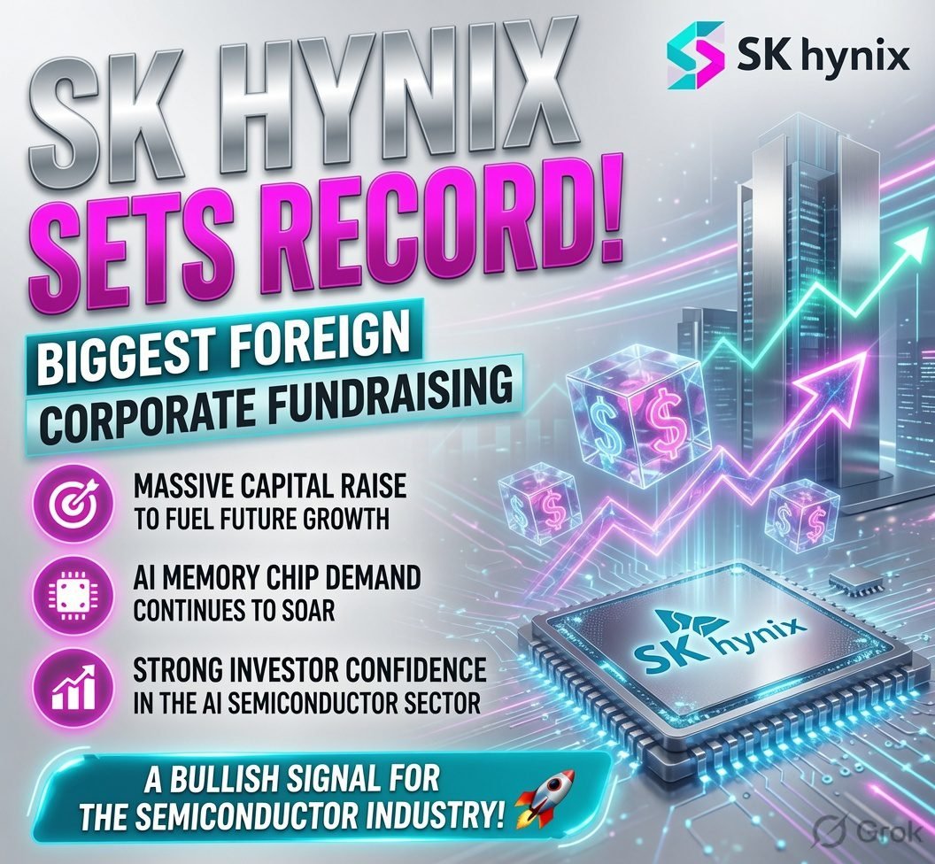 SK Hynix IPO Nasdaq debut chart