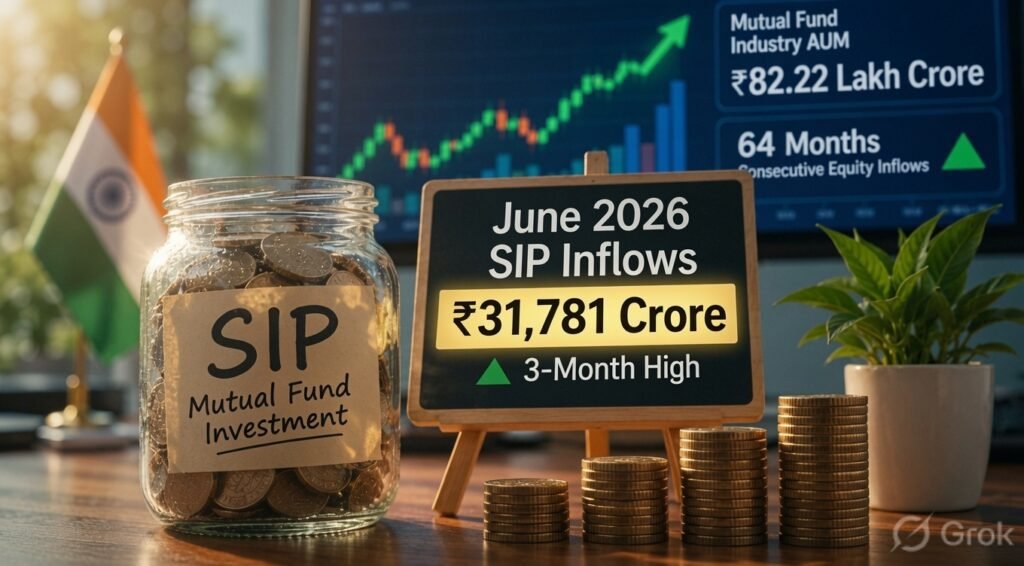 record sip inflow in 2026