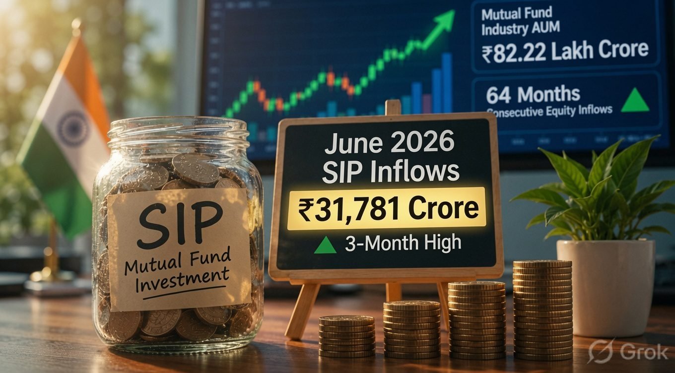 record sip inflow in 2026