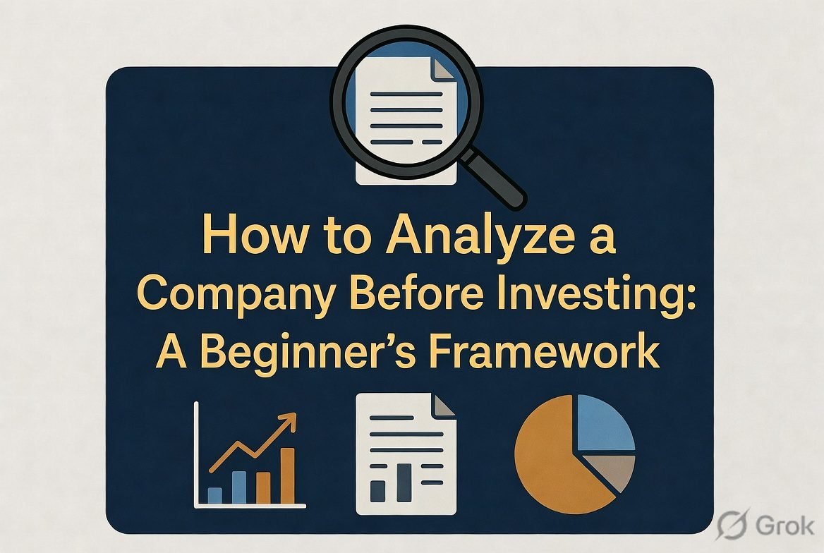Company analysis before investing