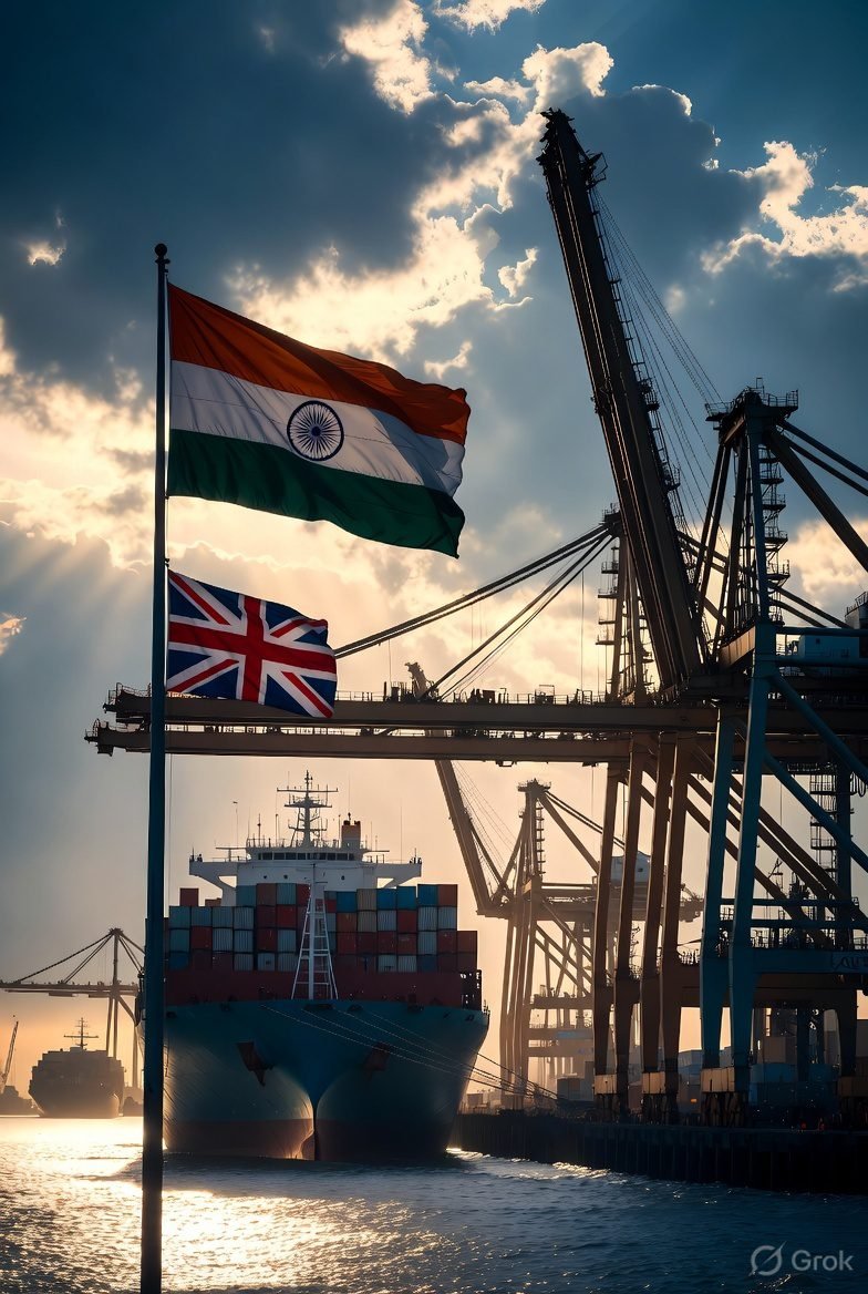 India UK trade shipping port container terminal